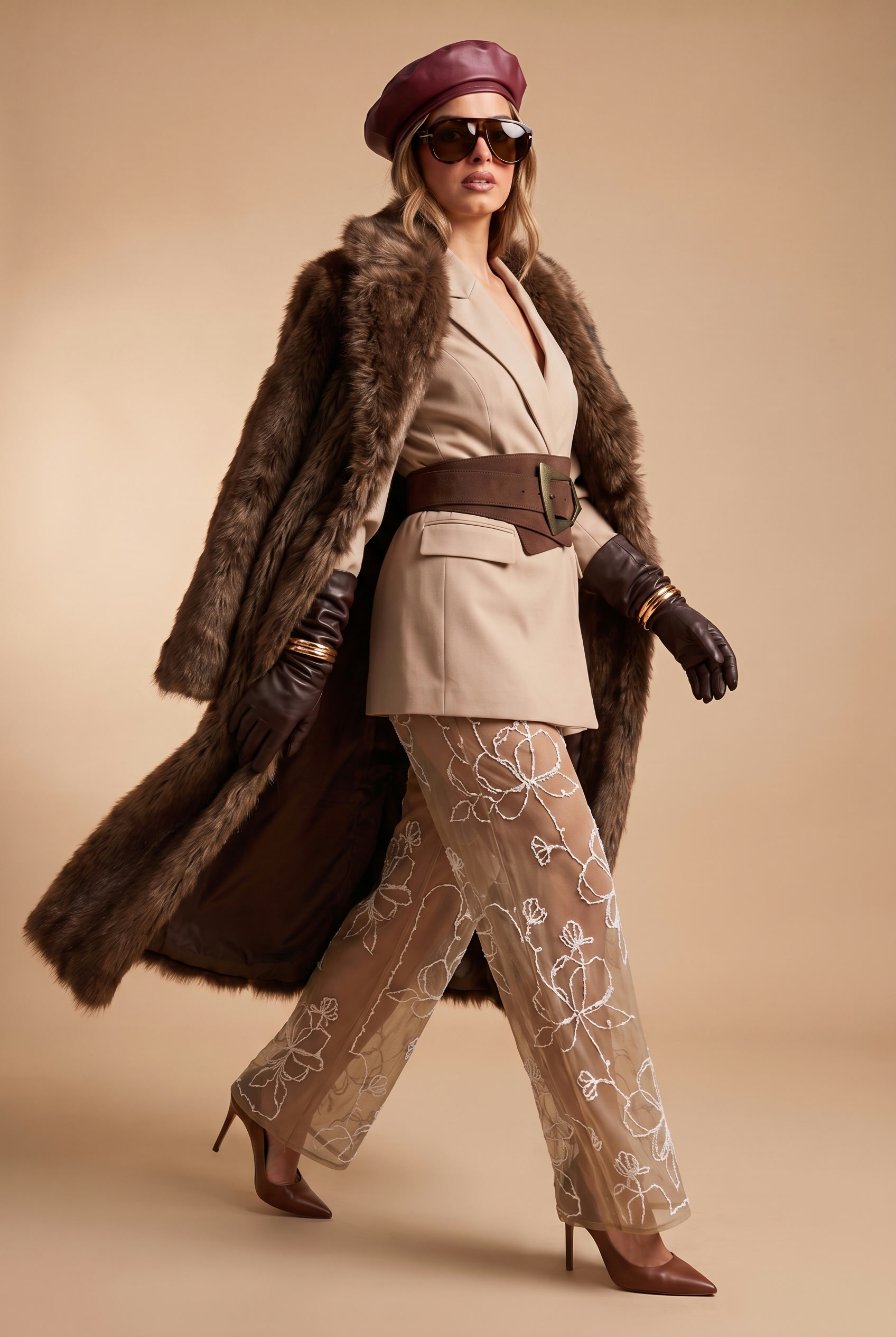 Full look, walking